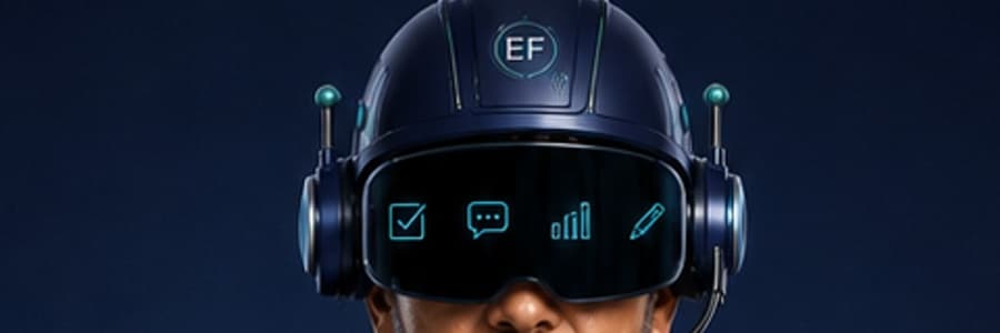 Primer plano de Benjamin — Especialista en Evaluación y Feedback IA