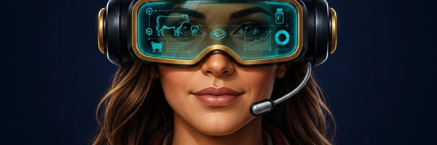Primer plano de Camila — Asesor Técnico Comercial Ganadero IA