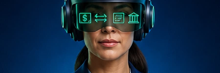 Primer plano de Eva — Analista de Operaciones y Conciliación de Pagos IA