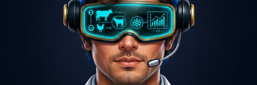 Primer plano de Facundo — Especialista en Nutrición Animal y Formulación IA