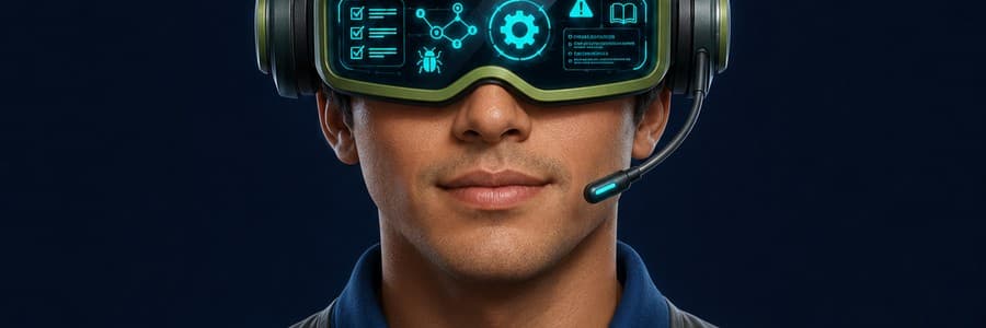 Primer plano de Lucas — Especialista en Soporte Técnico y de Producto IA