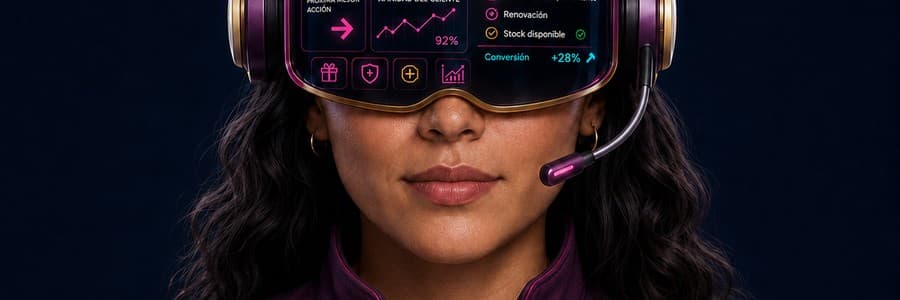 Primer plano de Natalia — Especialista en Recomendaciones IA