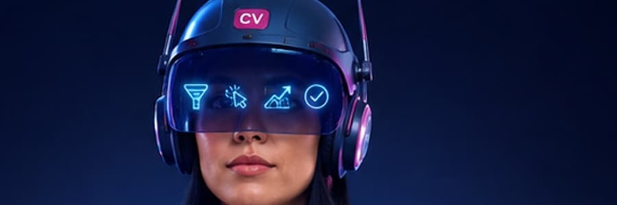 Primer plano de Virginia — Analista de Performance eCommerce y Conversión IA