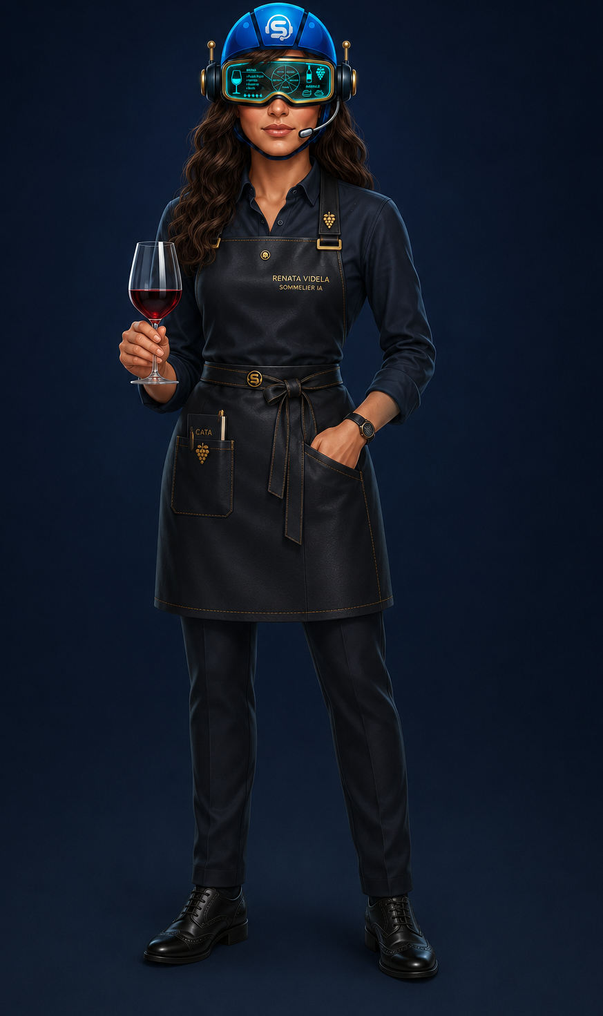 Cuerpo completo de Renata — Sommelier IA